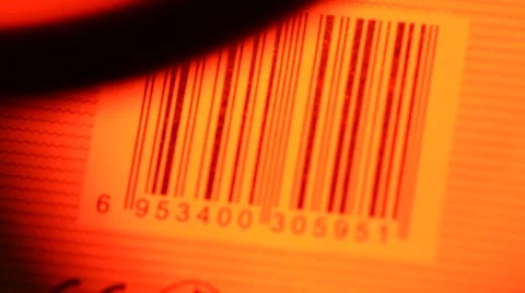 Bar Code Label Stock Footage 41883753