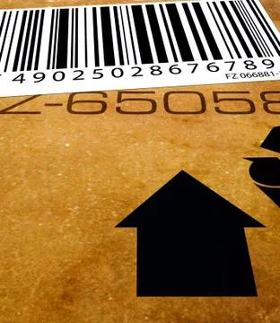 Bar code label 스톡 일러스트