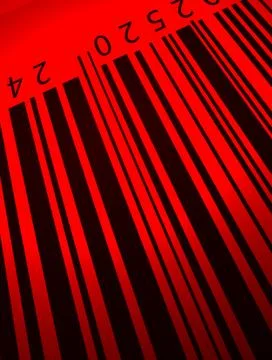 Bar code label Stock-Illustration