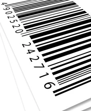 Bar code label Stock Illustration