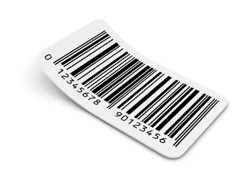 Bar Code Label Stock-Illustration