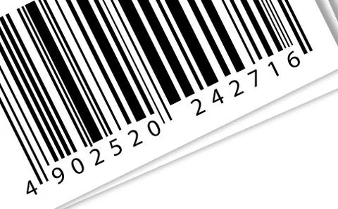 Bar code label Stock-Fotos