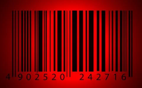 Bar code label Stock-Fotos