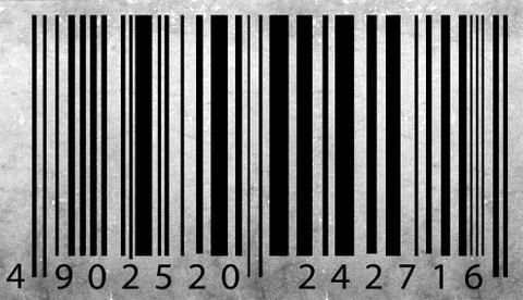 Bar code label Stock Photos