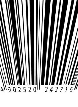Bar code label 写真素材