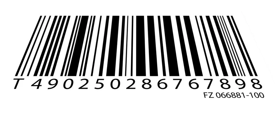 Bar code label Stock-Fotos