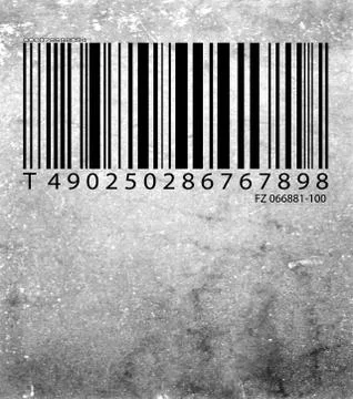 Bar code label Foto stock