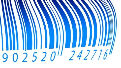 Bar code label Stock-Fotos