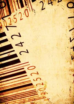 Bar code labels Foto stock