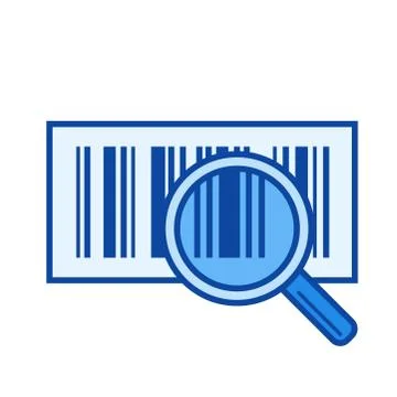 Bar code line icon. イラスト素材