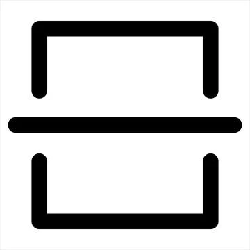 Bar code line icon vector illustration isolated on white background Stock Illustration