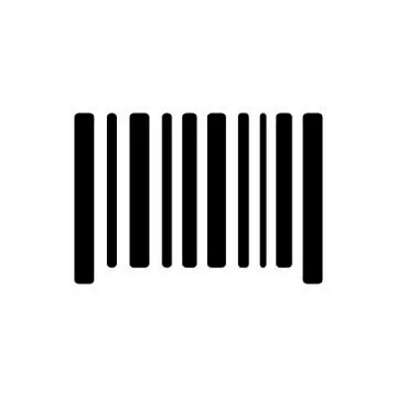 Bar code outline icon. Symbol, logo illustration for mobile concept and web Stock Illustration