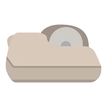 Bar code printer.Label printer. Symbol for a mobile application or website. Illustrazione stock