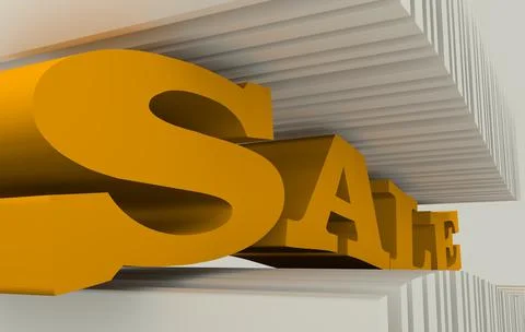 Bar code with sale word Stock Illustration