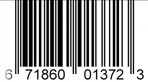 Bar-code scan - digital animation Stock Footage 487051
