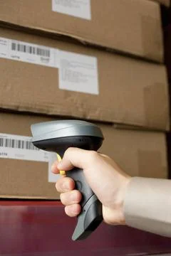  Bar code scanner Beijing China Copyright: xLanexOateyx bji02700030 Foto stock