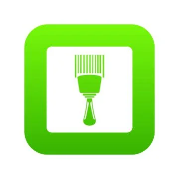 Bar code scanner icon digital green 스톡 일러스트