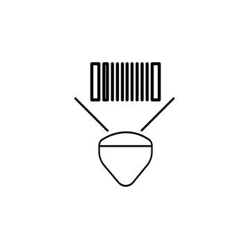 Bar code scanner icon Stock-Illustration