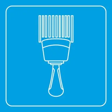 Bar code scanner icon outline Stock-Illustration