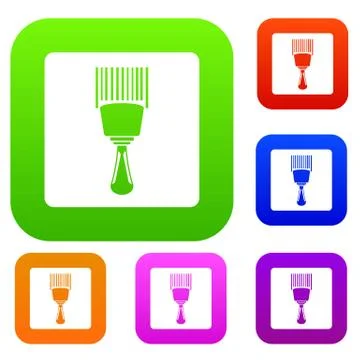 Bar code scanner set color collection Stock-Illustration