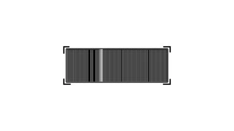 Bar code scanning on a white background. Stock-Illustration