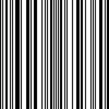 Bar code. Seamless pattern Stock Illustration