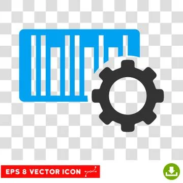 Bar Code Settings Vector Eps Icon イラスト素材