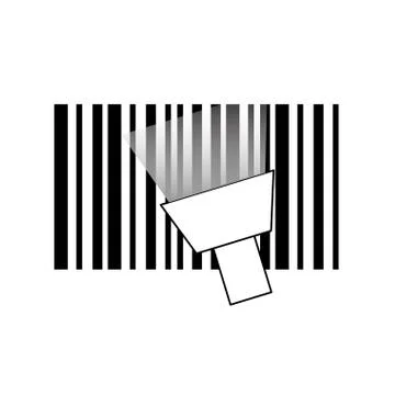 Bar code symbol Stockillustratie