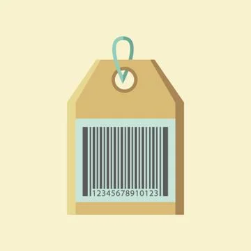 Bar Code Tag Stockillustratie