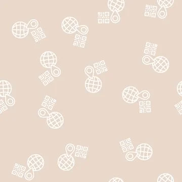 Bar code worldwide location color icon vector isolated illustration 스톡 일러스트