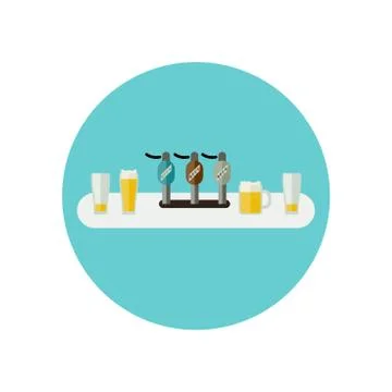 Bar counter icon Stock Illustration