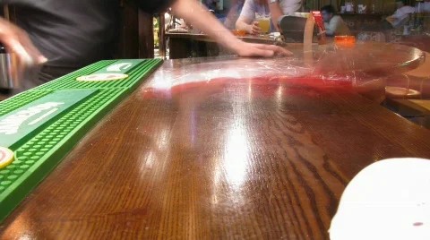 Bar counter timelapse 1 Stock Footage 751770
