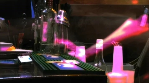 Bar counter timelapse 6 Stock Footage 751796