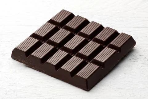 Bar of dark chocolate Stock Photos