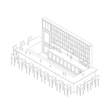 Bar design Stock Illustration