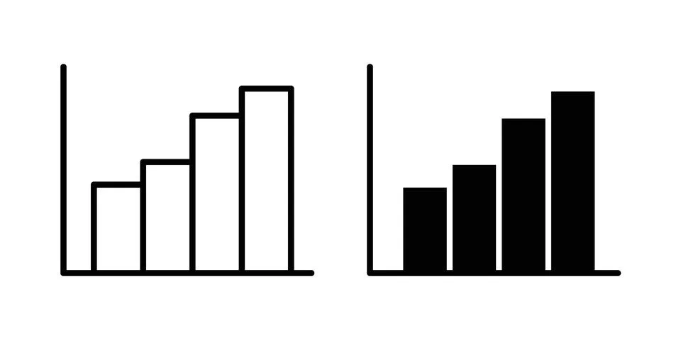 Bar diagram icon vector design. EPS10 Illustrazione stock