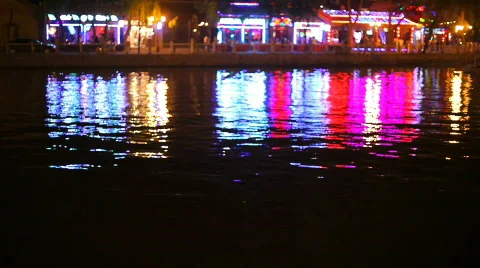 Bar district Stock Footage 455529