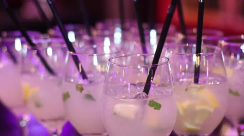 Bar drinks Video stock 35003721
