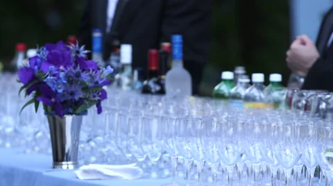 Bar at Event Stock Footage 32108363