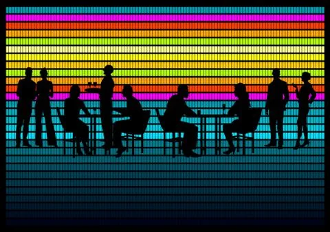 Bar-Event Stock Illustration