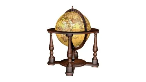 Bar globe ferme Stock Illustration