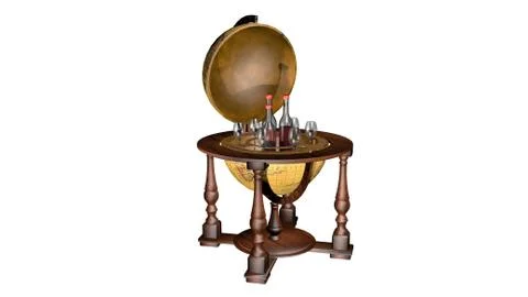 Bar globe ouvert Stock Illustration