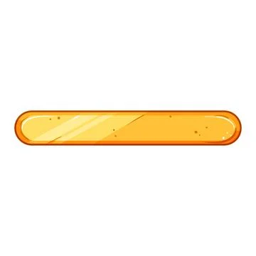 Bar gold game button cartoon vector illustration Stock Illustration