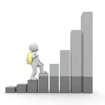 Bar graph 1 Stock Illustration