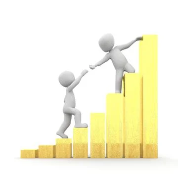 Bar graph 18 Illustrazione stock