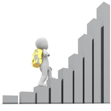 Bar graph 2 Stock Illustration