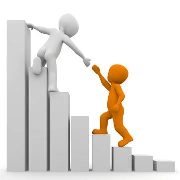 Bar graph 6 Stock Illustration