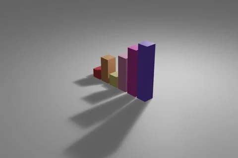 Bar Graph Animation 01 - Finance Vídeo Stock 307701191