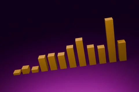 Bar Graph Animation 08 - Finance Stock Footage 346018611