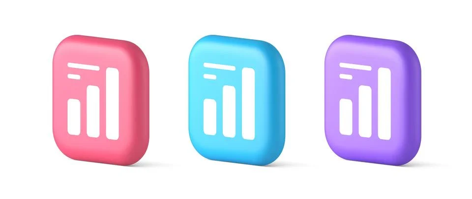 Bar graph business analyzing button diagram profit progress stock market st.. Stock Illustration